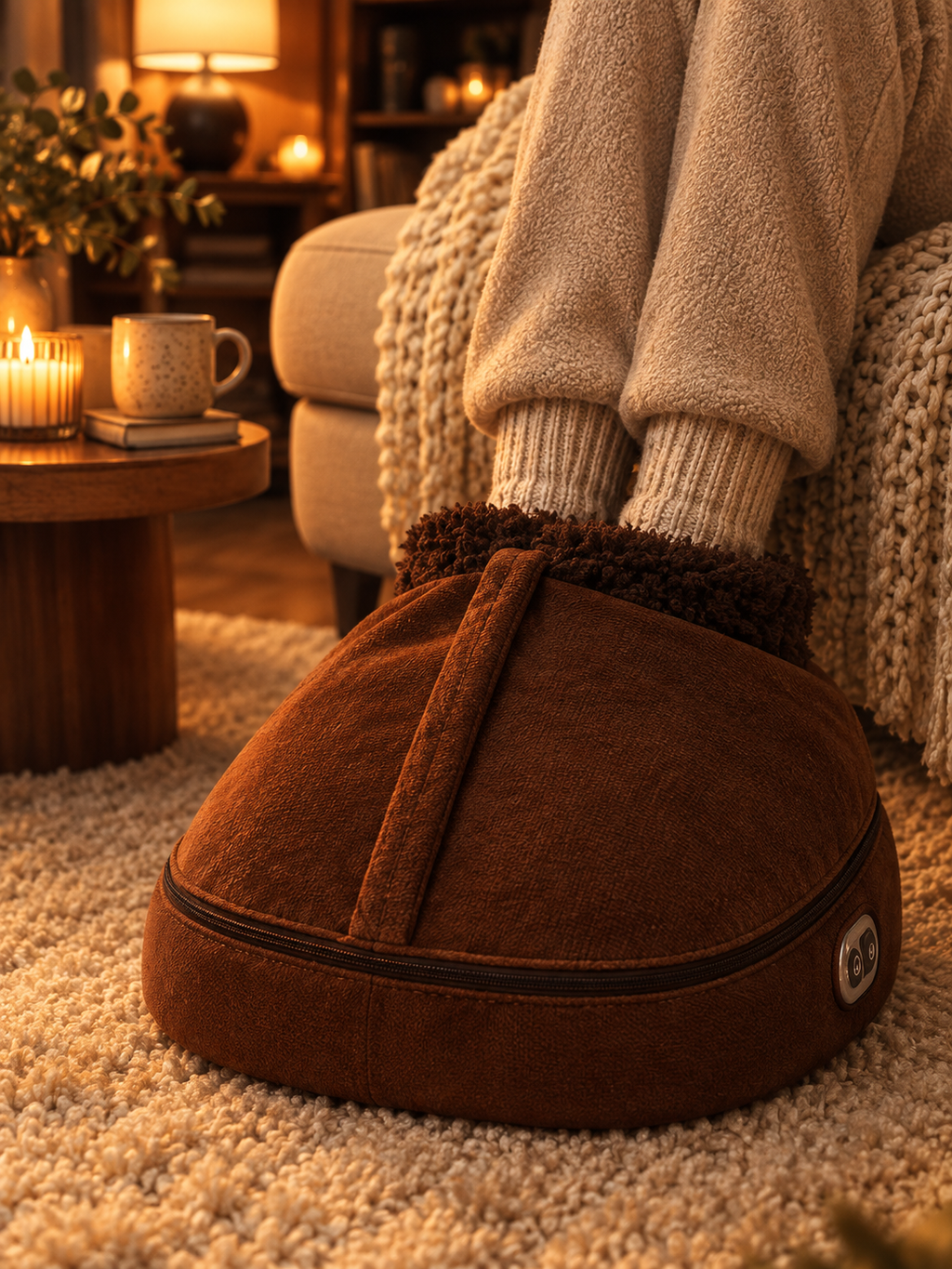 Electric Heated Massage Foot Warmer